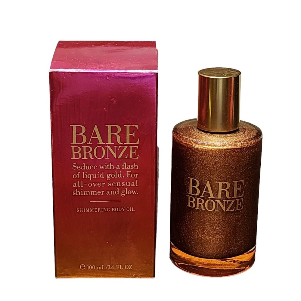 Victoria Secret Bare Bronze Shimming Body Oil - RARE -‎ Discontinued!!